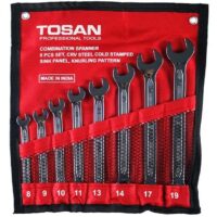 ست آچار یک سر رینگ یک سر تخت توسن 8 عددی مدل TI101-S8